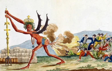 Karikatur der englischen Regierung, 1793